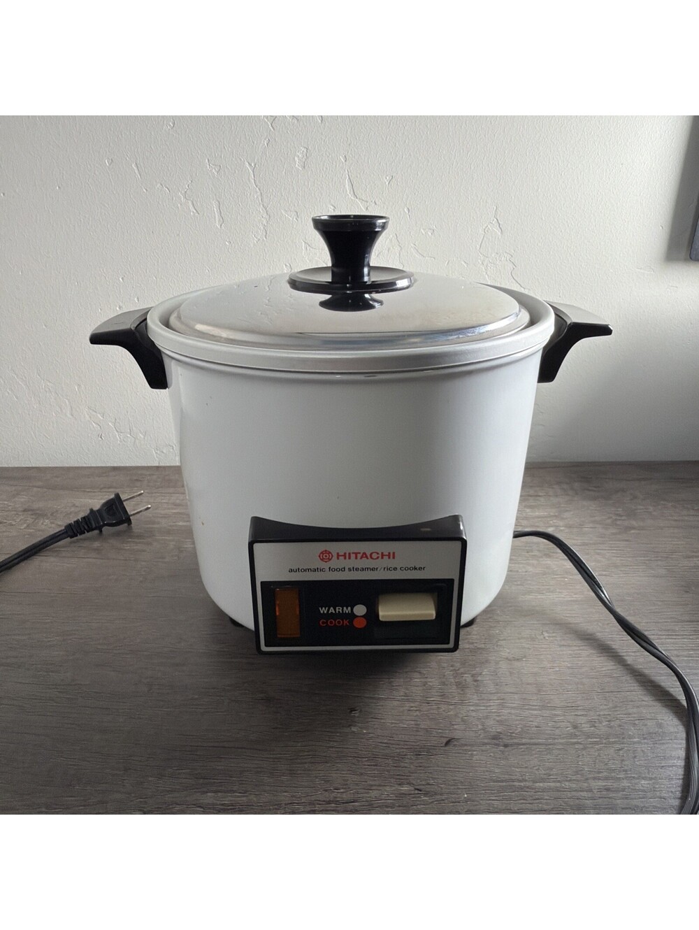 Vintage Hitachi Automatic Food Steamer Rice Cooker RD-405P 5.6 Cups, Works